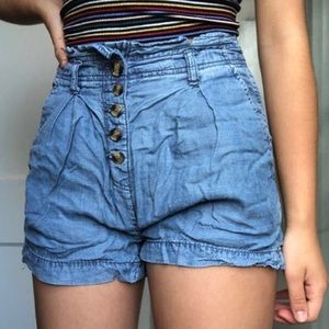 American Eagle Paper Bag Soft Shorts